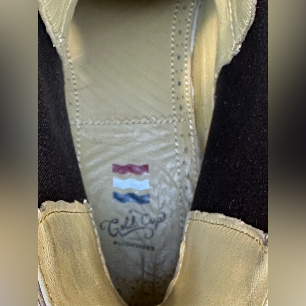 🌟3xHP🌟Sperry Gold Cup Commodore Plushwave  Cognac Tan Leather Chelsea Boot 11 - Picture 11 of 16